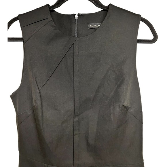 Banana Republic Women's Sleeveless Black Dress Signature‎ Stretch Size 10 - Picture 4 of 9